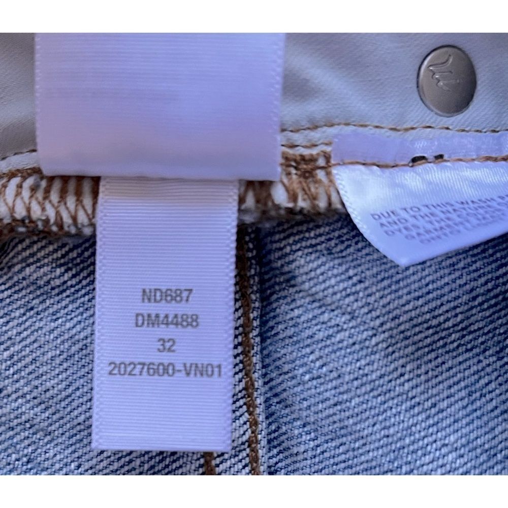 NWT Madewell High-Rise Denim Shorts in Astell Wash: Ripped Edition, Size 32 - Picture 11 of 14
